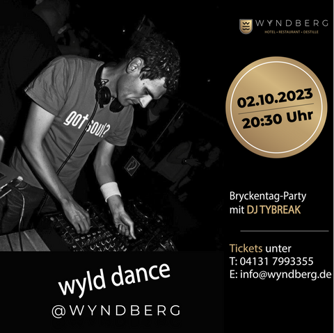 Bryckentag-Party mit DJ TYBREAK 02.10.2023 um 20:30 Uhr